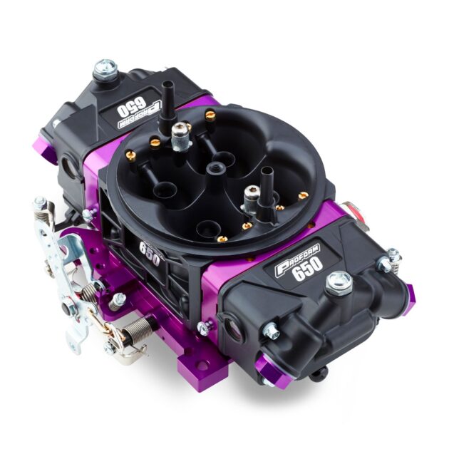 650 CFM, Mechanical Secondary, Black & Purple
