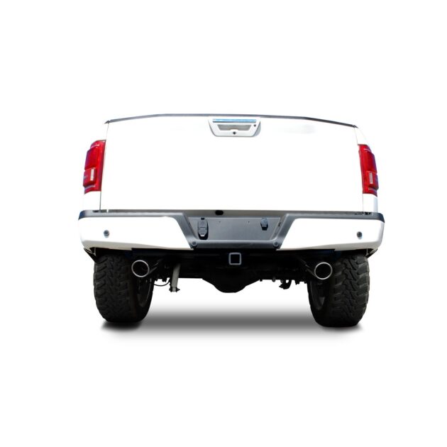 Cat-Back Dual Split Exhaust System; Stainless