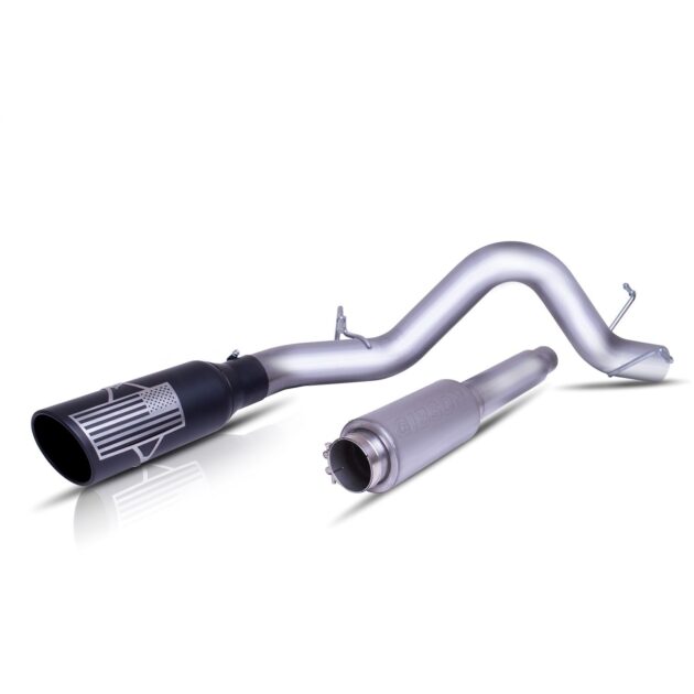 Patriot Flag; Cat-Back Single Exhaust System; Stainless