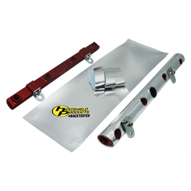 Shields OEM and aftermarket rails, Prevents vapor lock, Kits include tape