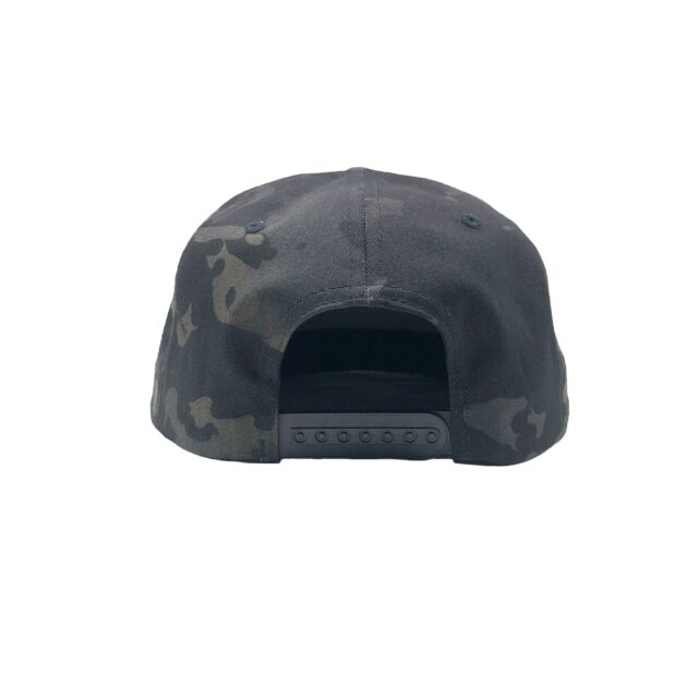 KC Logo - Flat Bill Snapback Trucker Hat - Black MultiCam - One Size