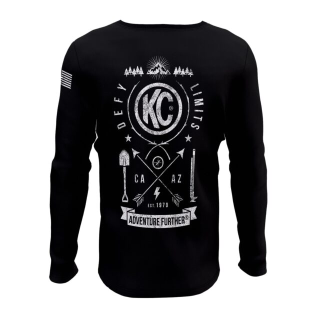 KC Trailblazer Long Sleeve Tee Shirt - Black - Medium