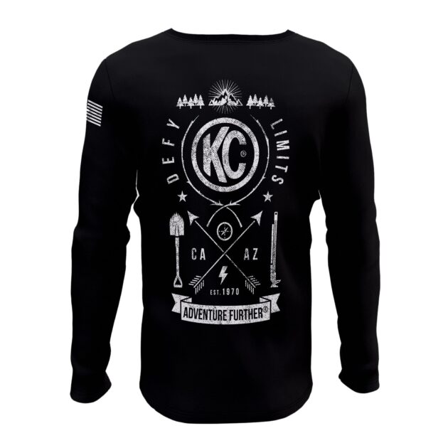 KC Trailblazer Long Sleeve Tee Shirt - Black - 2X-Large