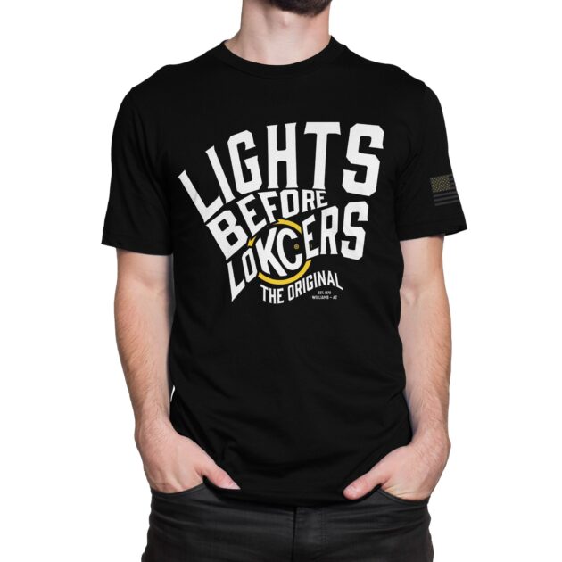 KC Lights Lockers Tee Shirt - Black - Small