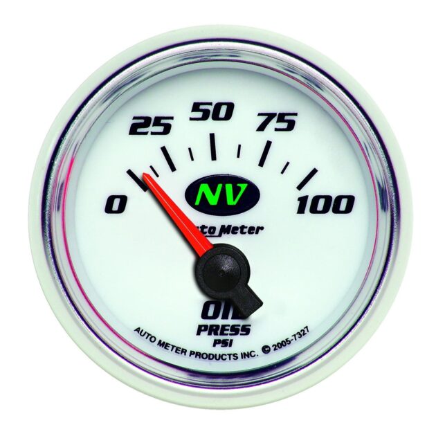 2-1/16 in. OIL PRESSURE, 0-100 PSI, NV