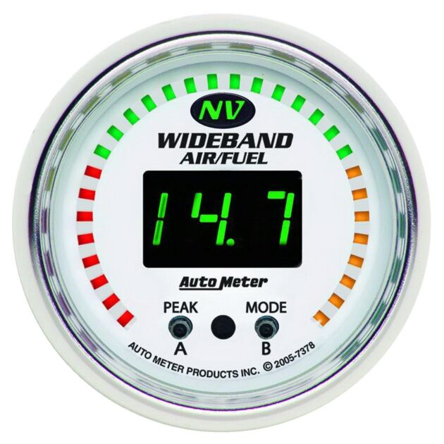 2-1/16 in. WIDEBAND PRO AIR/FUEL RATIO, 6:1-20:1 AFR, NV