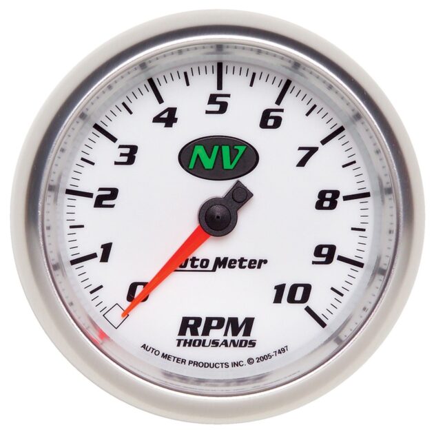 3-3/8 in. IN-DASH TACHOMETER, 0-10,000 RPM, NV