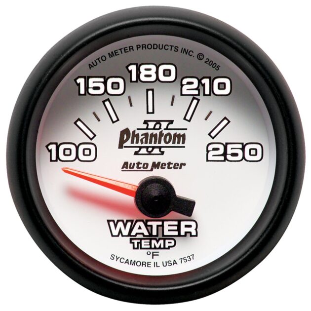 2-1/16 in. WATER TEMPERATURE, 100-250 Fahrenheit, PHANTOM II