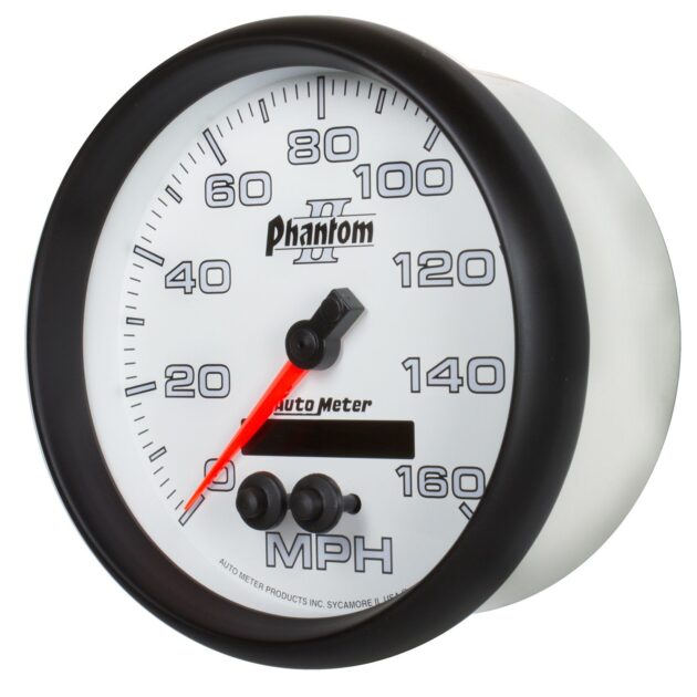 5 in. GPS SPEEDOMETER, 0-160 MPH, PHANTOM II