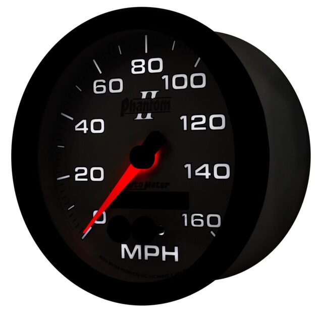 5 in. GPS SPEEDOMETER, 0-160 MPH, PHANTOM II