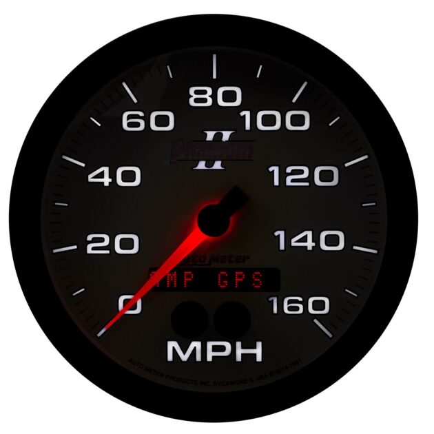 5 in. GPS SPEEDOMETER, 0-160 MPH, PHANTOM II