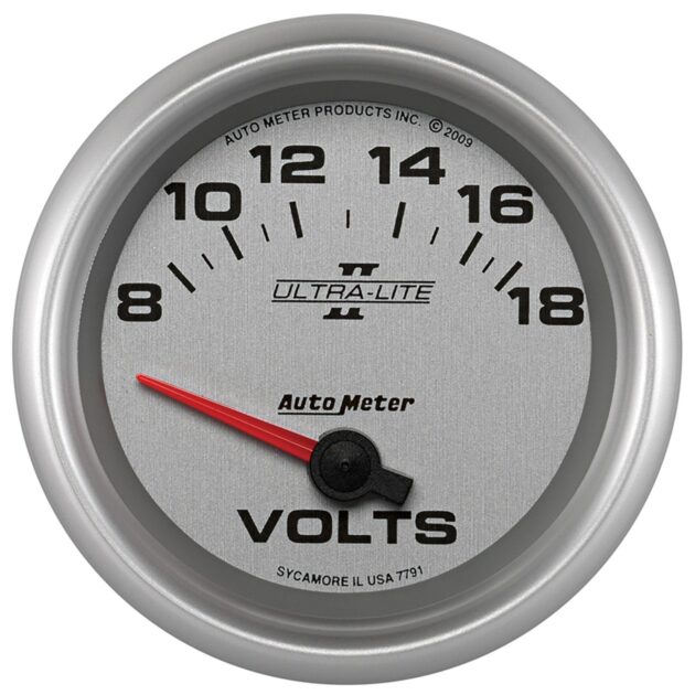 2-5/8 in. VOLTMETER, 8-18V, ULTRA-LITE II