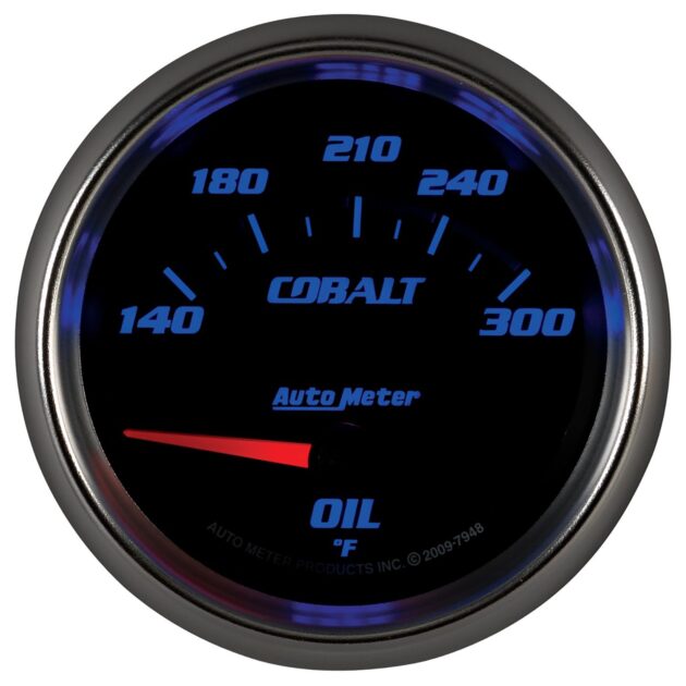 2-5/8 in. OIL TEMPERATURE, 140-300 Fahrenheit, COBALT