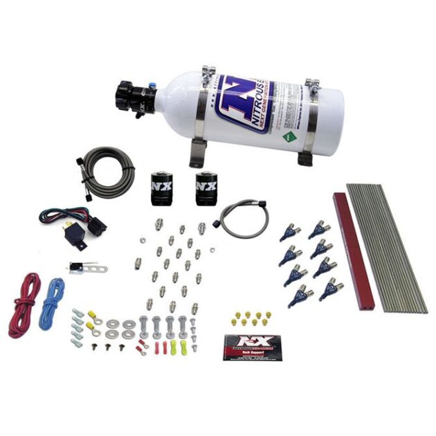 Nitrous Express 8 CYLINDER LT1, LS1 PRO PIRANHA NOZZLE GAS WITH 5LB BOTTLE