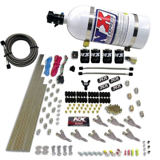 Nitrous Express VORTECH NOZZLE SYSTEM WITH 10LB BOTTLE