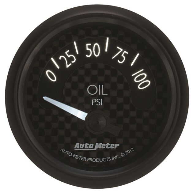 2-1/16 in. OIL PRESSURE, 0-100 PSI, GT