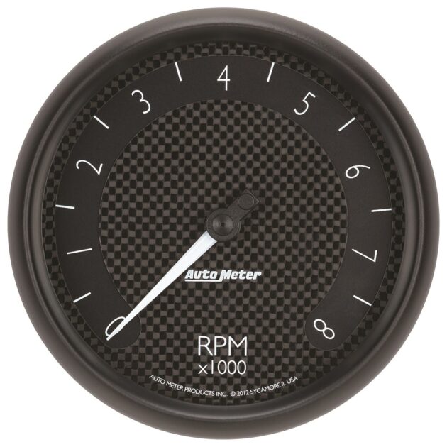 5 in. IN-DASH TACHOMETER, 0-8,000 RPM, GT