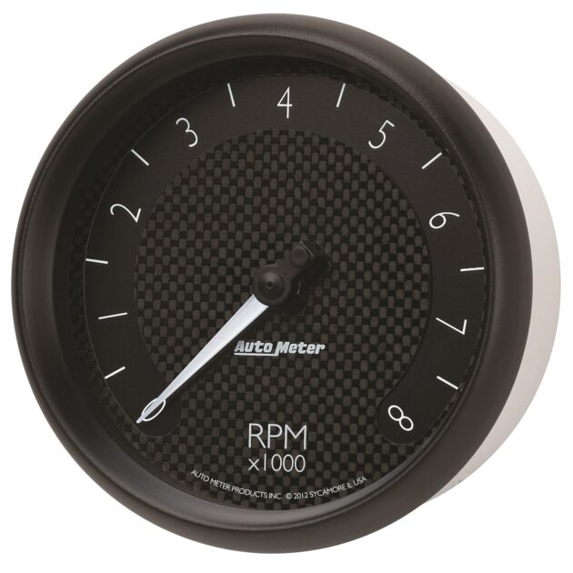 5 in. IN-DASH TACHOMETER, 0-8,000 RPM, GT