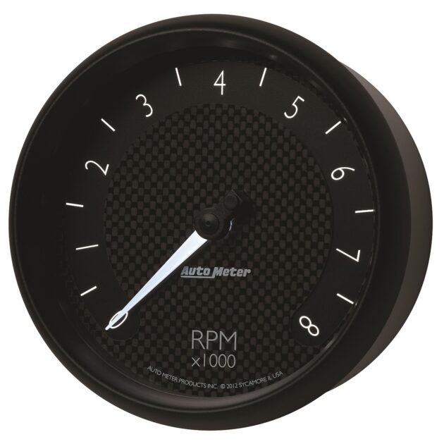 5 in. IN-DASH TACHOMETER, 0-8,000 RPM, GT