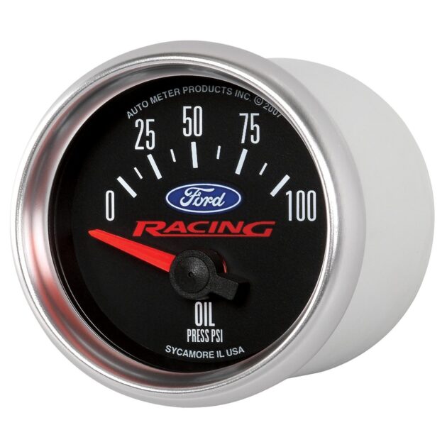 2-1/16 in. OIL PRESSURE, 0-100 PSI, FORD RACING