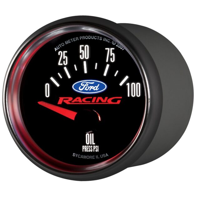 2-1/16 in. OIL PRESSURE, 0-100 PSI, FORD RACING