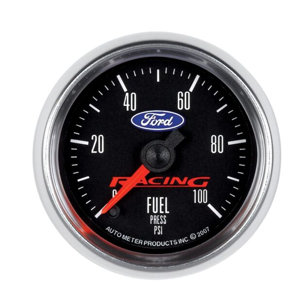 2-1/16 in. FUEL PRESSURE, 0-100 PSI, FORD RACING