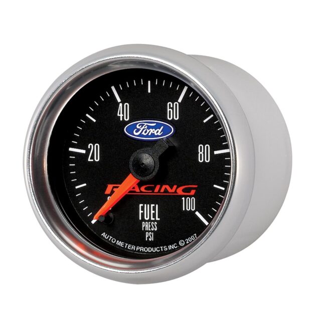 2-1/16 in. FUEL PRESSURE, 0-100 PSI, FORD RACING