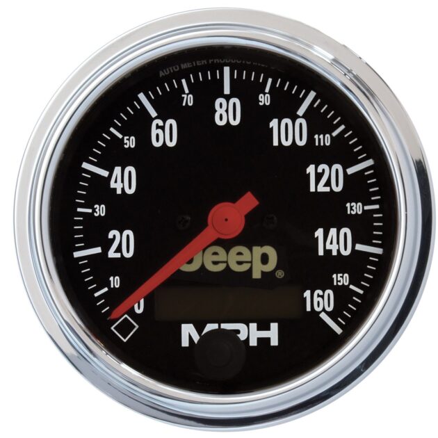 3-3/8 in. SPEEDOMETER, 0-160 MPH, JEEP