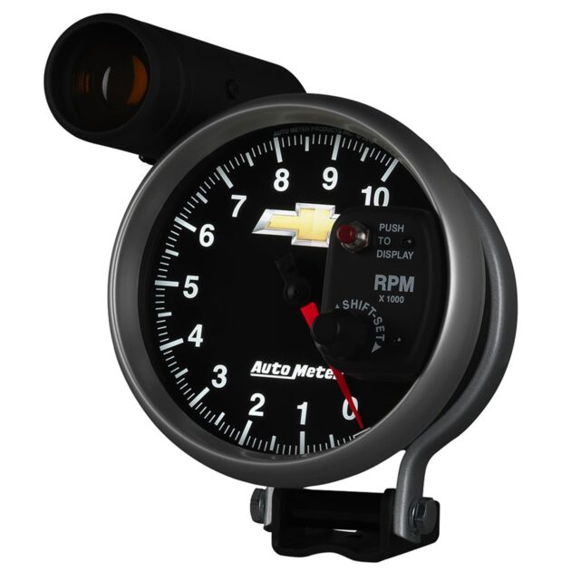 5 in. TACHOMETER, 0-10,000 RPM, PEDESTAL W/ EXT. SHIFT-LITE, GM COPO CAMARO