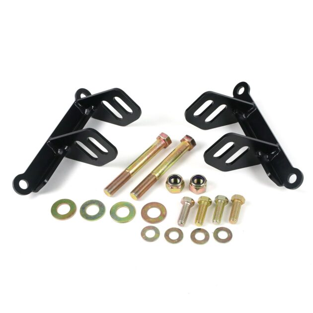 Motor mounts for small block Ford. For use with Ridetech F-100 suspension.