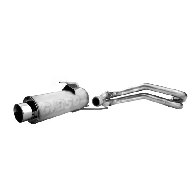 Polaris UTV Single Exhaust System; Stainless