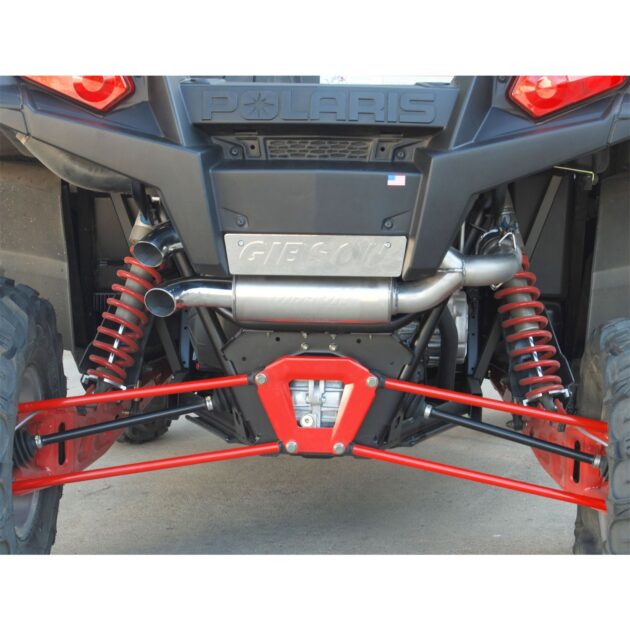 Polaris UTV Dual Exhaust; Stainless