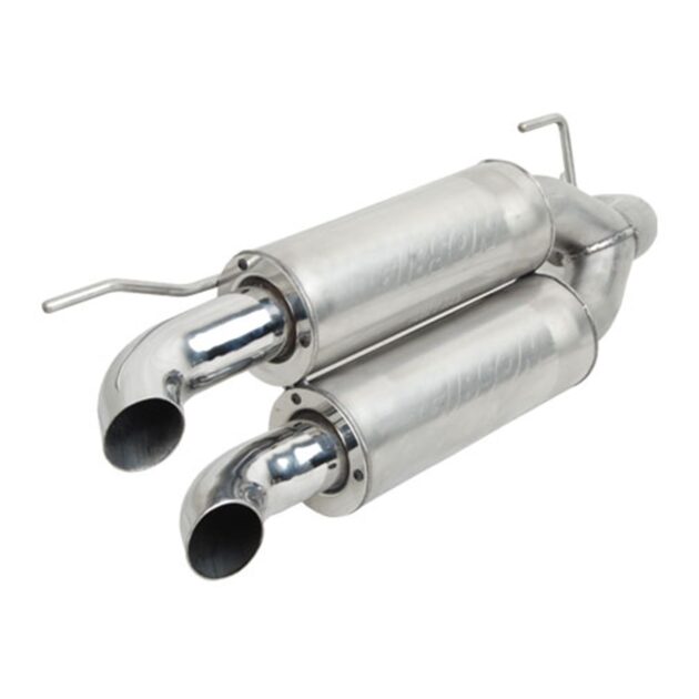 Polaris UTV Dual Exhaust; Stainless