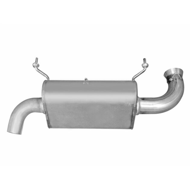 Polaris UTV Single Exhaust System; Stainless