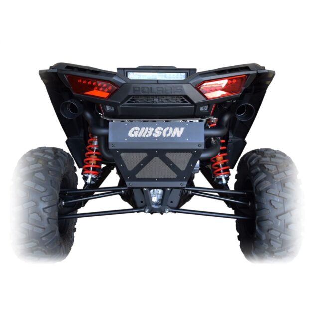 Polaris UTV Dual Exhaust; Black Ceramic