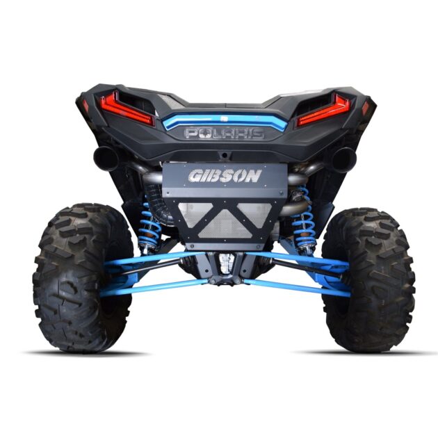 Polaris UTV Dual Exhaust; Black Ceramic