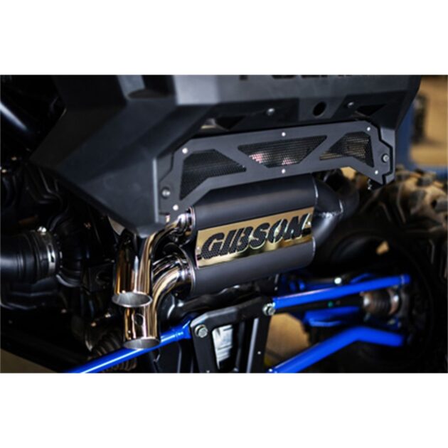 Polaris UTV Dual Side Exhaust; Black Ceramic