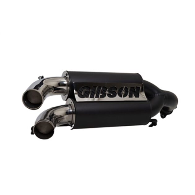 Polaris UTV Dual Side Exhaust; Black Ceramic