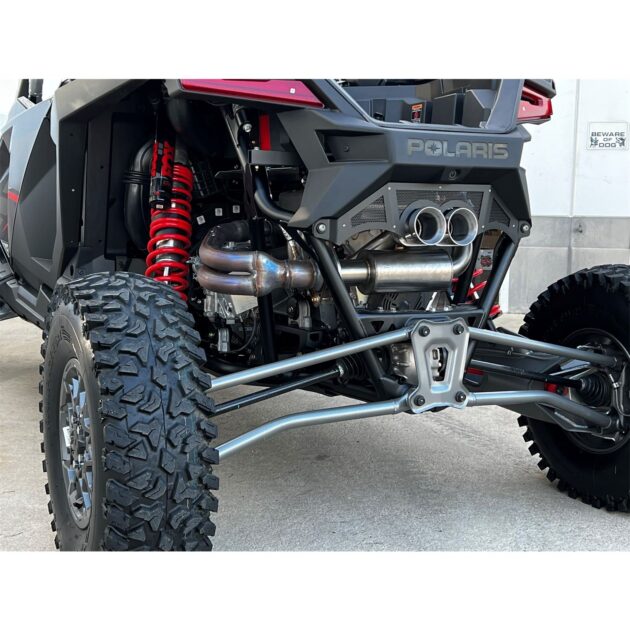 Polaris UTV Dual Side Exhaust; Stainless