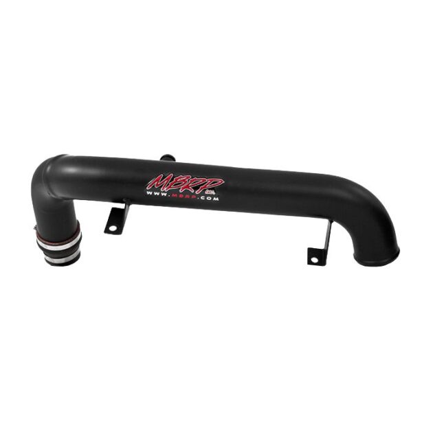 MBRP Exhaust 3in. Air Intake Pipe; Black - without filter