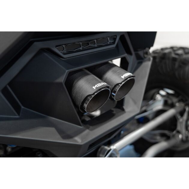 Polaris Single Slip-on Dual Outlet Muffler.