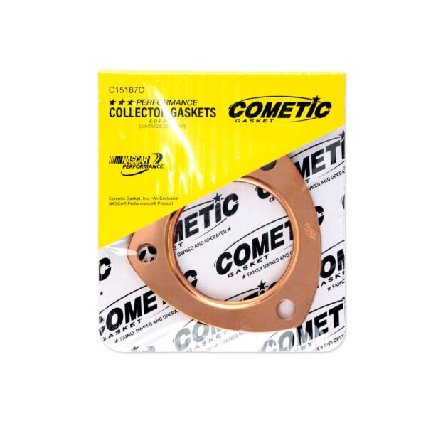 Cometic Gasket Automotive Exhaust Header Collector Gasket .043  in Copper, 2.5  in Diameter Port, 3.5  in Bolt Circle, Set