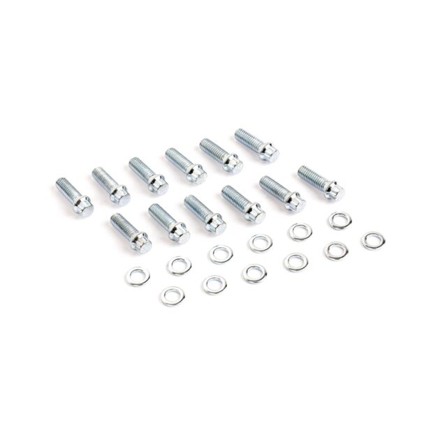 Cometic Gasket Automotive Intake Manifold Bolts 3/8 - 16 x 1  in, Grade 8 Zinc Plated