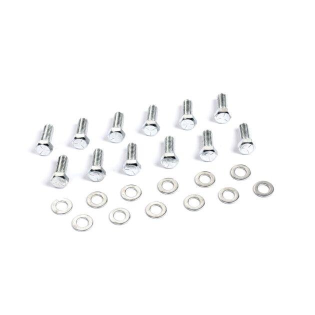 Cometic Gasket Automotive Intake Manifold Bolts 3/8 - 16 x 1  in, Grade 5 Zinc Plated