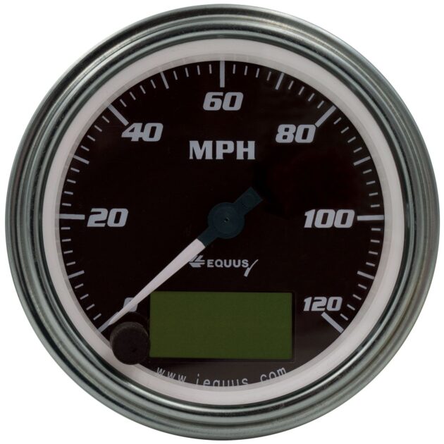3-3/8 in Chrome Electric Speedometer