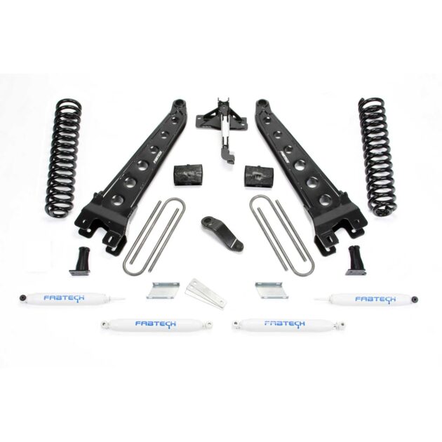 Fabtech 6" RAD ARM SYS W/COILS & PERF SHKS 19-20 FORD F450/F550 4WD DIESEL