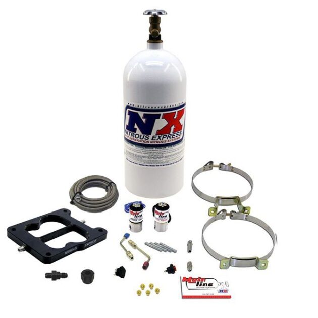 Nitrous Express MAINLINE Q-JET CARB SYSTEM WITH 10LB BOTTLE