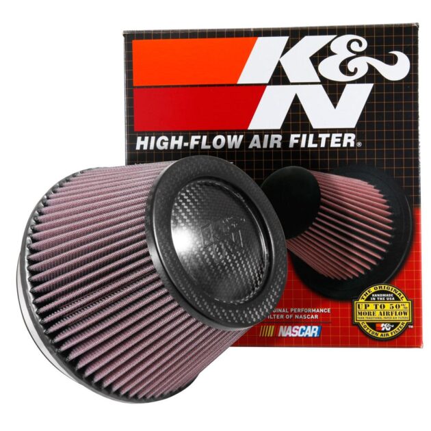 K&N RP-2960 Universal Air Filter - Carbon Fiber Top