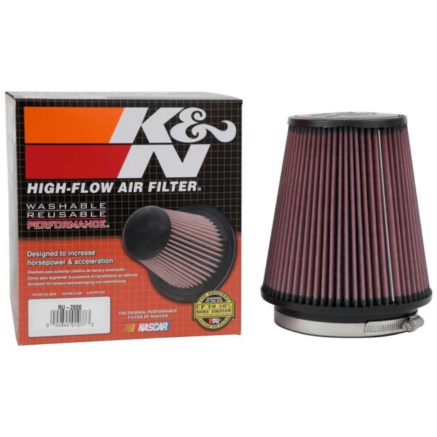 K&N RU-2800 Universal Clamp-On Air Filter