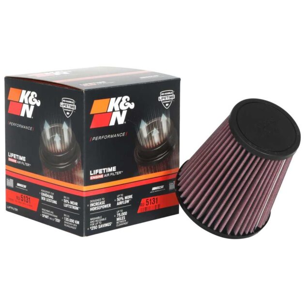 K&N RU-5131 Universal Clamp-On Air Filter